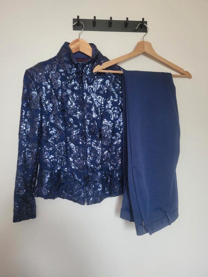 Western showblouse / broek / showmanship set, Dieren en Toebehoren, Paardrijkleding, Gebruikt, Dames, Bovenkleding, Western, Ophalen of Verzenden