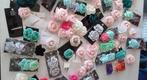 Set haarbloemen clips stoffen roosjes – diverse kleuren LOT, Ophalen of Verzenden, Nieuw, Haarspeld