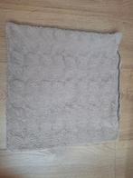 Sier kussen hoes RAAF 45x45cm beige zacht, Ophalen of Verzenden, Gebruikt, Beige, Vierkant