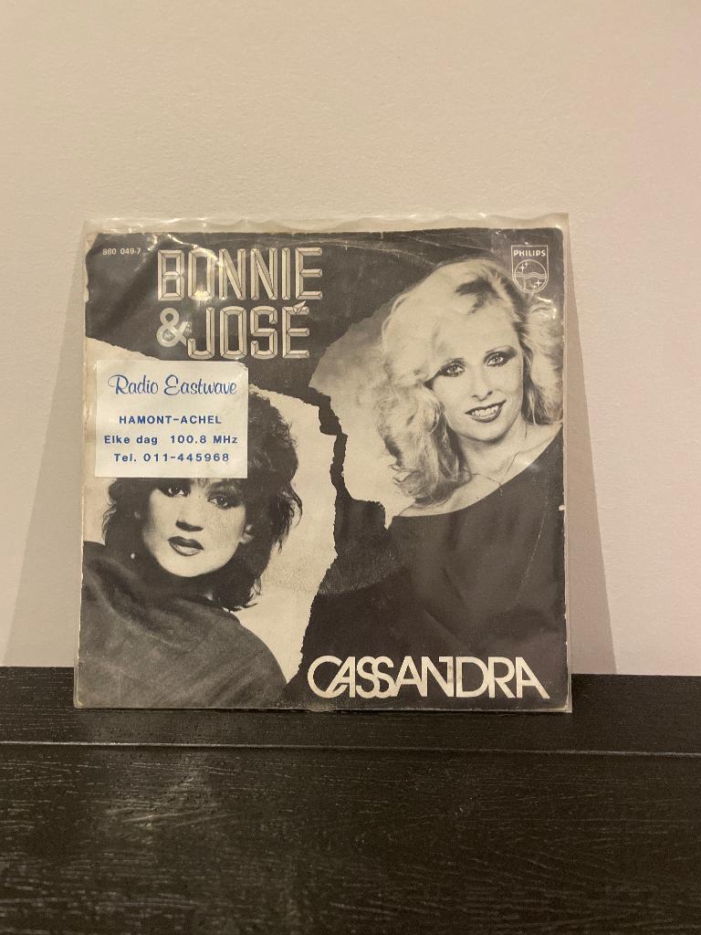 Bonnie en José - Cassandra, Cd's en Dvd's, Ophalen of Verzenden, Gebruikt, Overige formaten, Levenslied of Smartlap