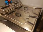 Frituur + Bakplaat + Fornuis + Lavasteen grill refurbished, 4 liter of meer, Ophalen, Zo goed als nieuw, Duo-friteuse