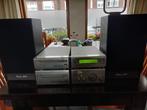 Sony mini tower CD - Tuner FM/AM - Versterker - Cassette, Ophalen of Verzenden, Zo goed als nieuw, Speakers, Sony
