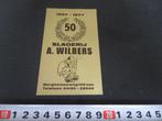sticker Oss Slagerij A. WILBERS 50 jaar 1927-1977 Berghemsew, Verzamelen, Stickers, Ophalen, Zo goed als nieuw, Bedrijf of Vereniging
