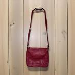 Bree Tas Universele Maat Rood Leer Reliëf Messenger Bag, Overige merken, Gebruikt, Verzenden, Leer