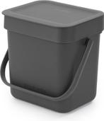 Brabantia 3 liter sort en go, Ophalen, Kunststof, Nieuw, Minder dan 10 liter