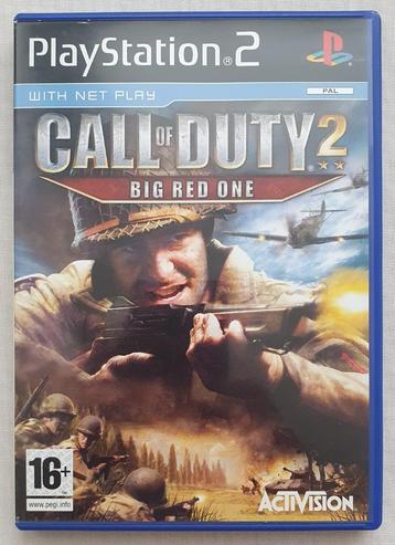 Playstation 2 Call of Duty 2 Big Red One beschikbaar voor biedingen