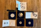 Herdenkingsmunten Beatrix & Wilhelmina incl. certificaten, Ophalen of Verzenden, Koningin Beatrix, Euro's
