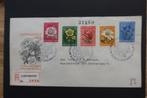 Nederland FDC E 9 Zomerzegels 1952 open klep, Ophalen of Verzenden, Beschreven, Nederland