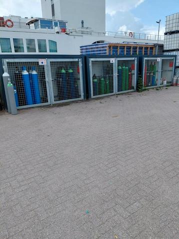 Brandwerende opslaghokken voor industriegassen beschikbaar voor biedingen