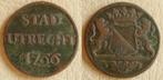 Duit Utrecht 1766, Postzegels en Munten, Munten | Nederland, Vóór koninkrijk, Verzenden