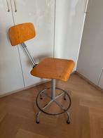 Tekentafel stoel vintage, Ophalen, Gebruikt, Bruin, Bureaukruk