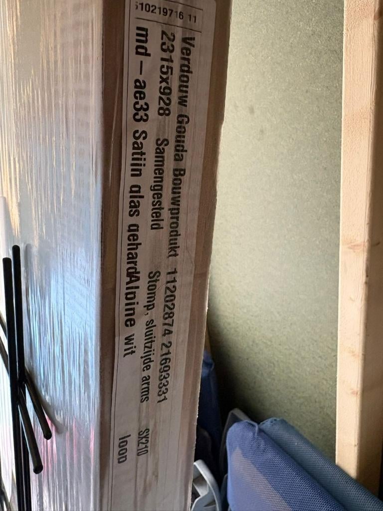 Svedex binnendeur met satijnglas AE33: Elite, Doe-het-zelf en Verbouw, Deuren en Horren, Ophalen, 80 tot 100 cm, 215 cm of meer