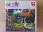 Jumbo puzzel 950, Herfsthuisje, GRATIS * mist 1 stukje, IZGS, Hobby en Vrije tijd, Denksport en Puzzels, Ophalen of Verzenden