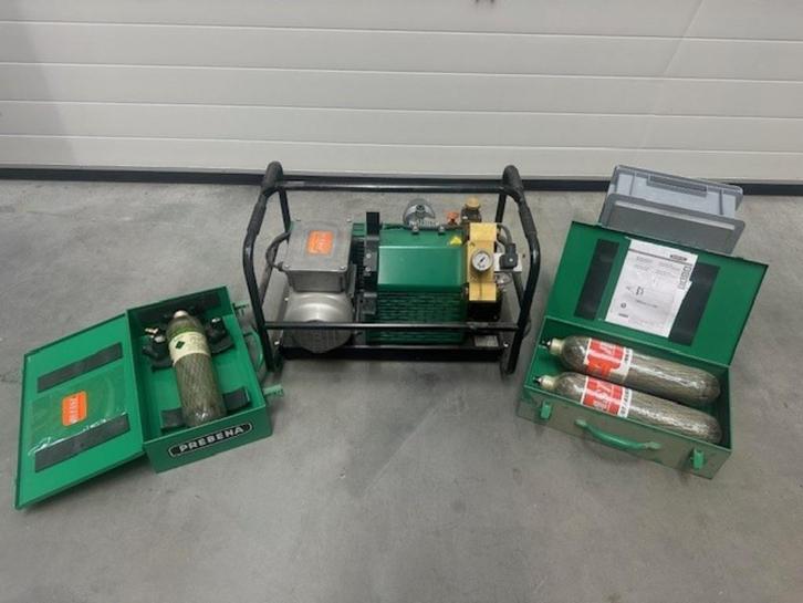 Prebena vultankstation hoge druk 300 bar, Doe-het-zelf en Verbouw, Compressors, Gebruikt, 10 bar of meer, 100 liter of meer, Minder dan 200 liter/min