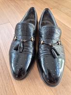 Moreschi leren loafers - Maat 43, Loafers, Moreschi, Zwart, Ophalen of Verzenden