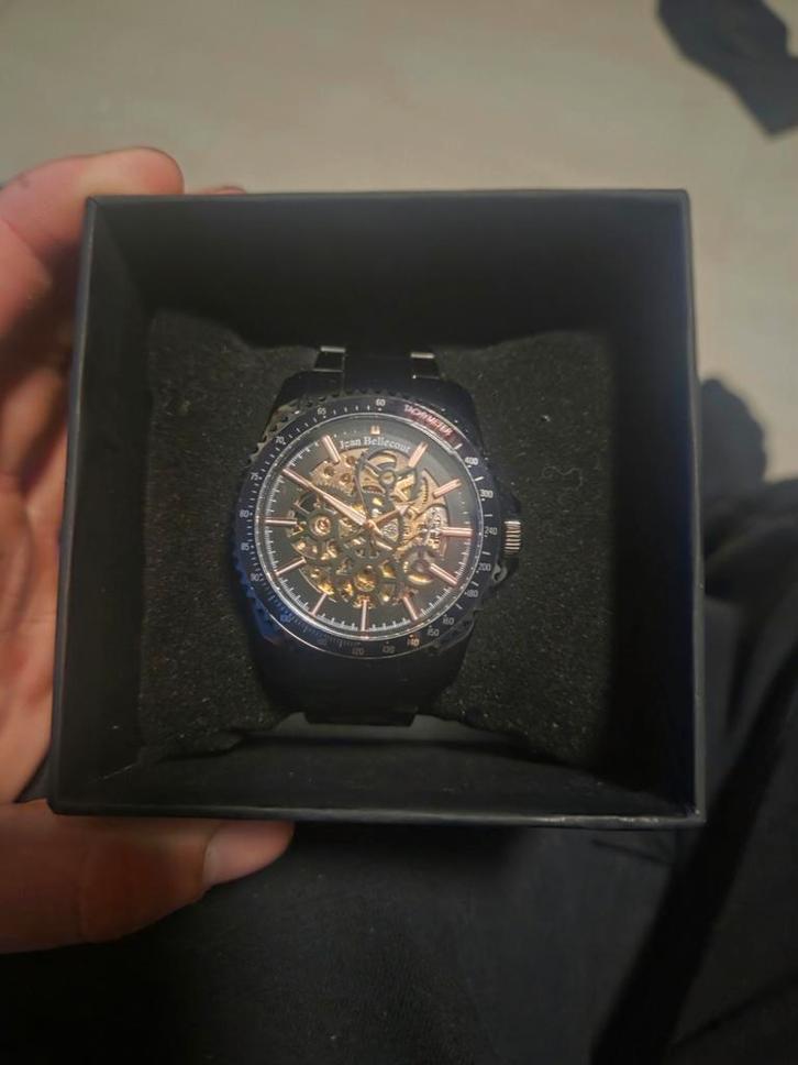 Jean Bellecour Skeleton Horloge - TK Maxx, Sieraden, Tassen en Uiterlijk, Horloges | Heren, Gebruikt, Polshorloge, Overige merken