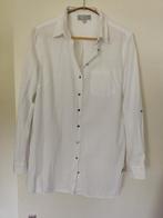 Mooie witte blouse maat 38 katoen en linnen, Kleding | Dames, Maat 38/40 (M), Ophalen of Verzenden, Wit, Zo goed als nieuw