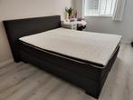 Mooie bruine boxspring., Ophalen, Gebruikt, Bruin, Tweepersoons