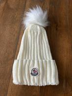Witte Moncler muts met pompon, Ophalen of Verzenden, Nieuw, One size fits all, Hoed