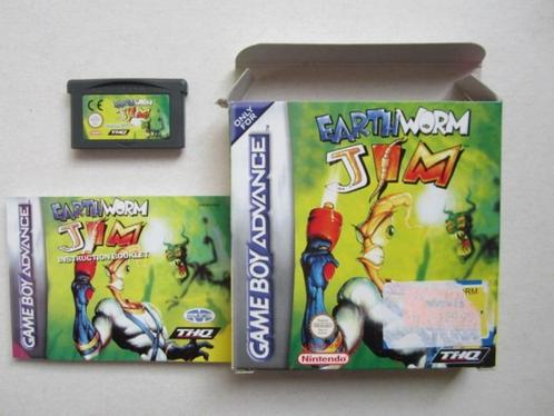 Earthworm Jim Nintendo Gameboy Game Boy Advance, Spelcomputers en Games, Games | Nintendo Game Boy, Platform, 1 speler, Vanaf 3 jaar