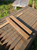 Hardhouten palen 6cm bij 6 cm 62 cm lang. 1 euro per stuk, Tuin en Terras, Ophalen of Verzenden, Zo goed als nieuw, Hout
