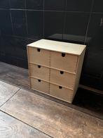 Houten moppe ladekast, 5 laden of meer, Zo goed als nieuw, Minder dan 100 cm, 25 tot 50 cm