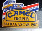 sticker camel trophy madagascar 1987 team holland nl jeep, Verzamelen, Stickers, Merk, Zo goed als nieuw, Verzenden