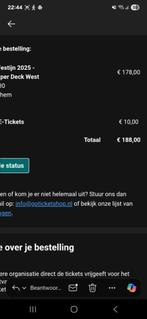 Megapiraten festijn tickets, Twee personen