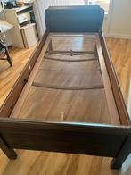 Twee Auping bedden, Huis en Inrichting, 90 cm, Eenpersoons, Bruin, Gedateerd