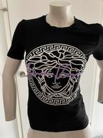 Versace shirt met leuke opdruk maat it 38, ., Zwart, Ophalen of Verzenden, Zo goed als nieuw