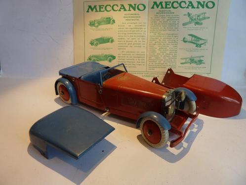 MECCANO BOUWDOOS nr. 1 ""SPORT COUPE"" CONSTRUCTOR CAR, Antiek en Kunst, Antiek | Speelgoed, Ophalen of Verzenden