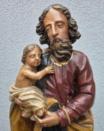 St. Jozef met kind - 60 cm - Hout 18e eeuw, Ophalen of Verzenden