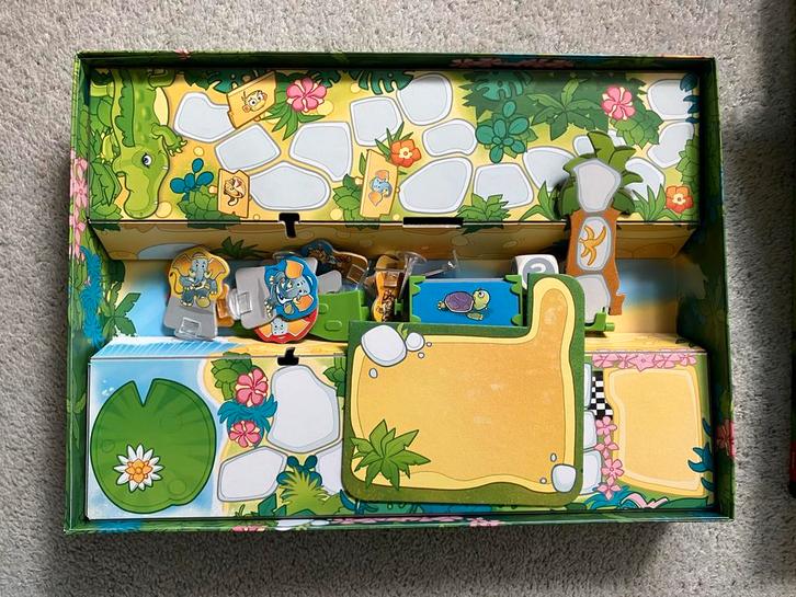 Jungle Race, Hobby en Vrije tijd, Gezelschapsspellen | Bordspellen, Gebruikt, Drie of vier spelers, Ophalen of Verzenden