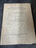 Het oud archief der gemeente Doesburg, A.J. Van de Ven, Ophalen of Verzenden, Zie foto's