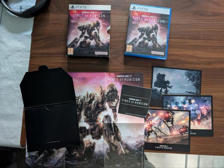 Armored Core VI: Fires of Rubicon launch edition met artwork, Spelcomputers en Games, Games | Sony PlayStation 5, Zo goed als nieuw