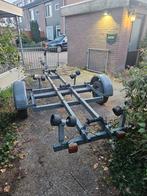 Sterke en mooie metalen boottrailer. Zware kwaliteit, Watersport en Boten, Ophalen, 1500 tot 3000 kg, Overige typen, Verstelbare verlichting