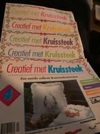 Borduurpatronen Boekjes - Creatief met Kruissteek (5x), Ophalen of Verzenden, Gebruikt, Handborduren, Patroon