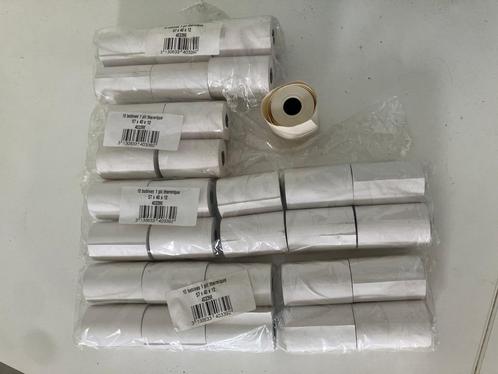 31 stuks kassa rolletjes papier ticket rekening bon bobines, Diversen, Papierwaren, Nieuw, Ophalen of Verzenden