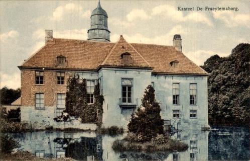 Kasteel De Fraeylemaborg, Verzamelen, Ansichtkaarten | Nederland, Ongelopen, Groningen, Voor 1920, Ophalen of Verzenden