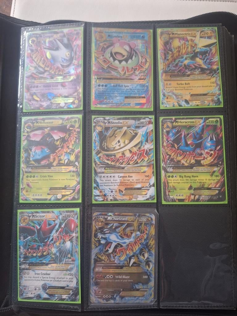 Pokemon Mega EX Kaarten Collectie, Ophalen of Verzenden, Gebruikt, Losse kaart, Foil