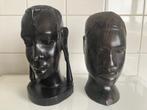 Ebbenhout man en vrouw Afrika, Antiek en Kunst, Ophalen of Verzenden