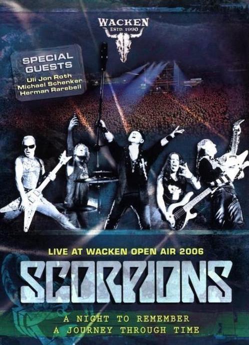 Scorpions live dvd Live at Wacken a night to remember 26 tr, Cd's en Dvd's, Dvd's | Muziek en Concerten, Zo goed als nieuw, Muziek en Concerten