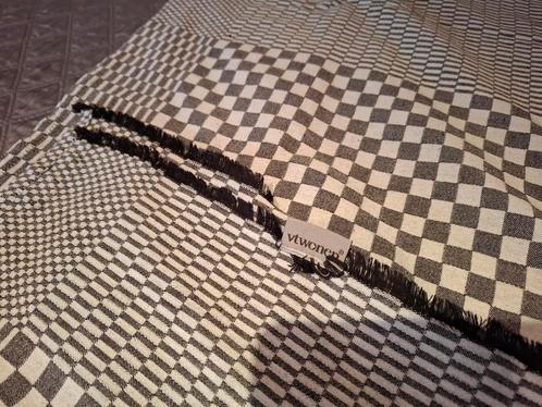 tk:zgan. VT-WONEN POMPDOEK TAFELKLEED zwart(donkergrijs)/wit, Huis en Inrichting, Tafelkleden, Zo goed als nieuw, Rechthoek, Binnen