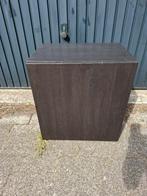 1 zwartbruine IKEA BESTA kast met deur en 2 legplanken, Ophalen, Gebruikt