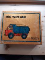 Vintage houten puzzel rolf midi-voertuigen, Ophalen of Verzenden, Minder dan 10 stukjes, Gebruikt, 6 maanden tot 2 jaar