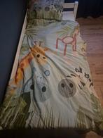 Dekbedovertrek met dierenprint, Jongetje of Meisje, Dekbedovertrek, Ophalen of Verzenden, Zo goed als nieuw