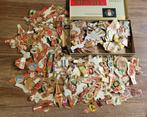 oud sigarendoosje met ongesorteerde sigarenbandjes, Verzamelen, Ophalen of Verzenden, Gebruikt, Sigarenbandjes