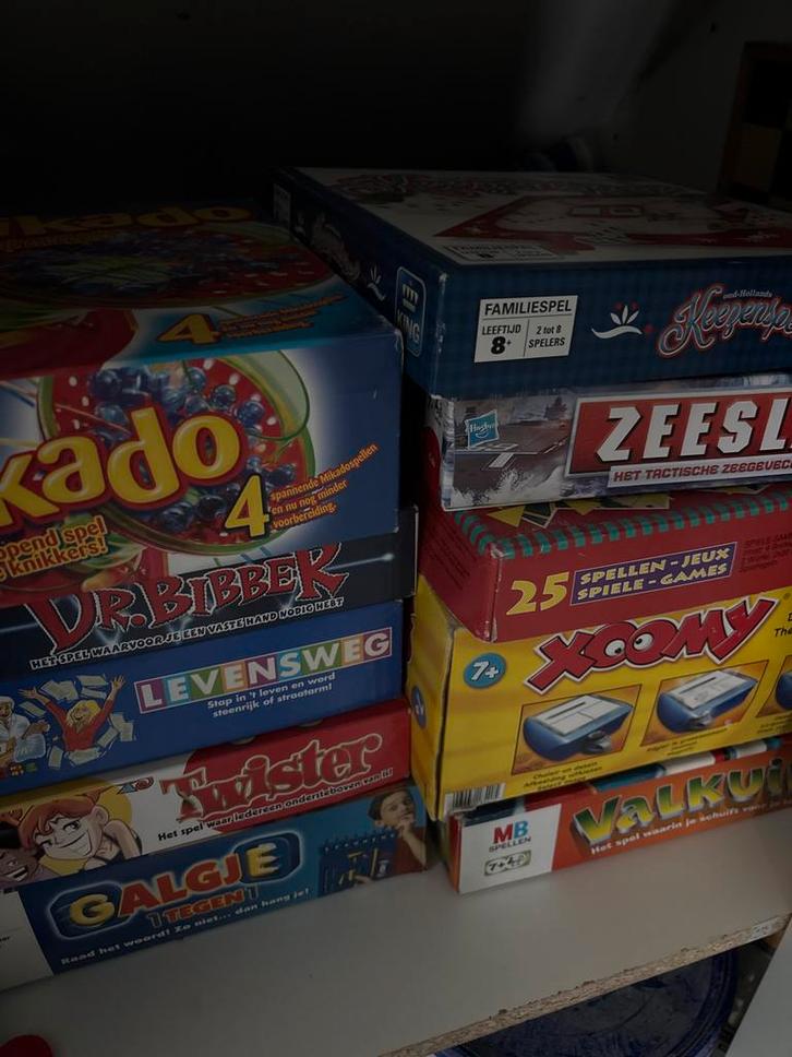 Diverse spellen, Hobby en Vrije tijd, Gezelschapsspellen | Bordspellen, Gebruikt, Een of twee spelers, Ophalen of Verzenden