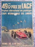 auto vintage poster, Foto of Poster, Ophalen of Verzenden, Zo goed als nieuw, 50 tot 75 cm