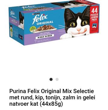 Felix kattenvoer 44 zakjes beschikbaar voor biedingen